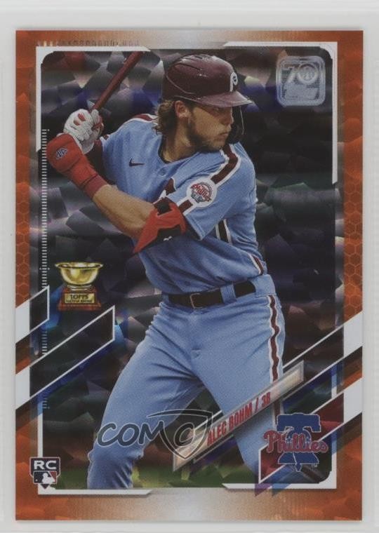 2021 Topps Orange 63/299 Alec Bohm #277 1g5d