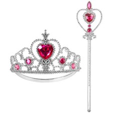 BIBUTY Princess Dress Up Accessories Princess Crown Tiara for Little Girls, Kids