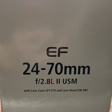 Canon EF 24-70mm f/2.8L II USM Zoom Lens for Canon EF, Auto/Manual Focus