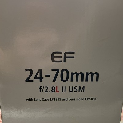 Canon EF 24-70mm f/2.8L II USM Zoom Lens for Canon EF, Auto/Manual Focus