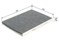 Bosch Innenraumfilter Fuer VAG 1987432312