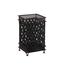 Umbrella Stand for Entryway, Umbrella Holder Metal Antique Look, Square Style...