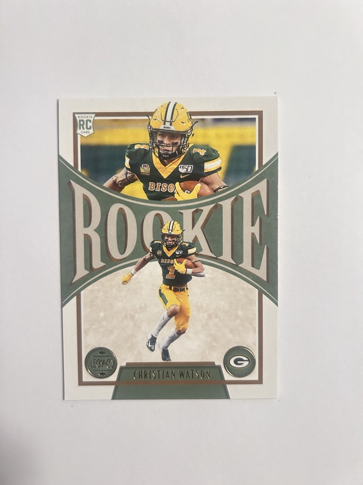 2022 Panini Legacy - Rookies Christian Watson #192 (RC) NDSU GB Packers