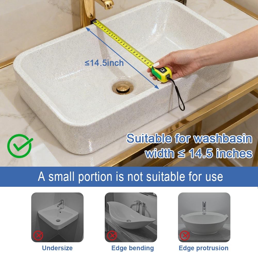 MONVIE Bathroom Sink Cover Foldable Silicone Beauty Makeup Brush Cleaning Mat