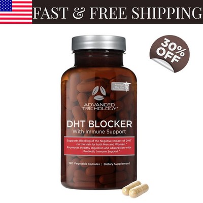 Premium Advanced 120 Trichology DHT Blocker   Hair Growth Supplement   Capsules