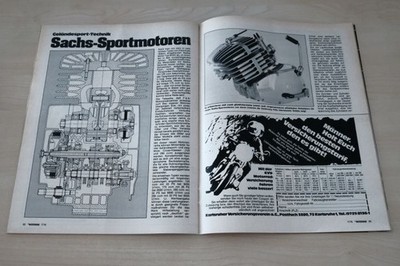 Motorrad 07/1976 Fichtel & Sachs GS Motor seziert - ein interessanter Bericht au
