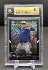 2018 BOWMAN CHROME PROSPECTS #BCP249 Nate Pearson RC Black Shimmer BGS 9.5 1/1