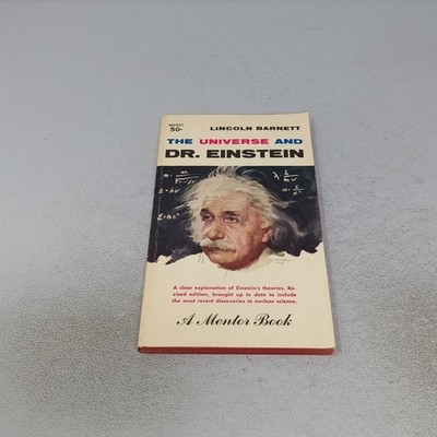The Universe and Dr Einstein 1958 New American Library Paperback Lincoln Barnett