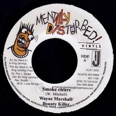Wayne Marshall / Bounty Killer - Smoke Clears (Vinyl 7'' - 2000 - JM - Original)