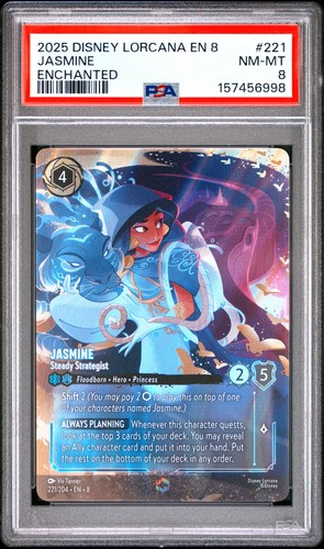 Jasmine - Steady Strategist graded PSA 8 for sale on eBay