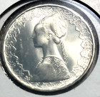 elf Italy 500 Lire 1970 Silver Columbus Ship — photo 2