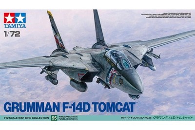 Tamiya 60795 1/72 Grumman F-14D Tomcat Model Aircraft Kit