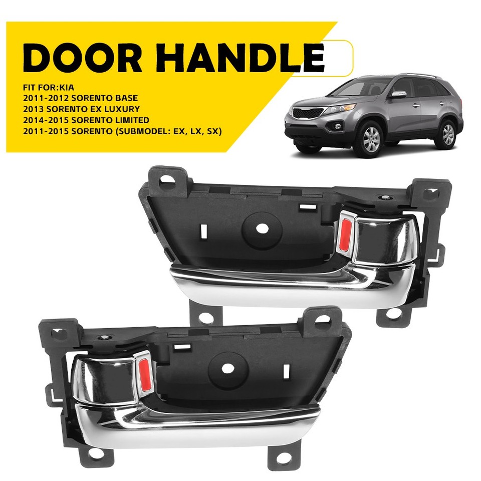 Chrome Exterior Door Handle Set - 4-Piece Kit For Ford Explorer, Mercury Mountaineer & More 8 thumbnail image