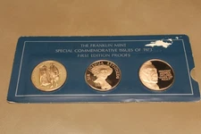 Franklin Mint Special COMMEMORATIVE ISSUES OF 1973, First Edition Proofs (4)