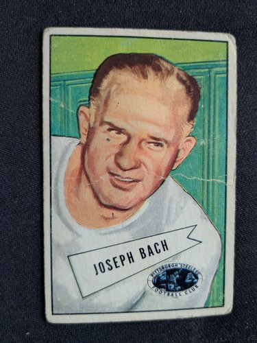 Joe Bach #53 1952 Bowman Small card