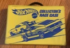 Vintage 1975 Hot Wheels 24 Car Collector's  Case Rare Yellow USA 9182