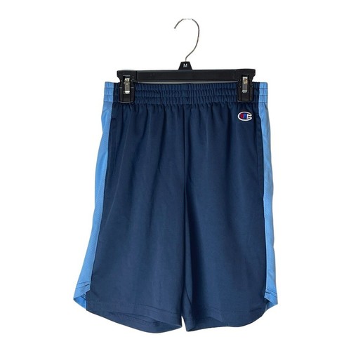 Champion Shorts Youth Medium Blue Lot Of 3 Elastic Waist Logo Athletic Sports - Picture 4 of 12