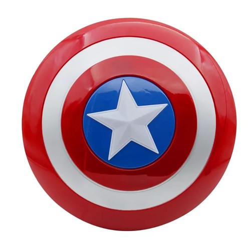Captain America Shield Flash Light Voice Kids Gift Party Cosplay 32 cm Costumes