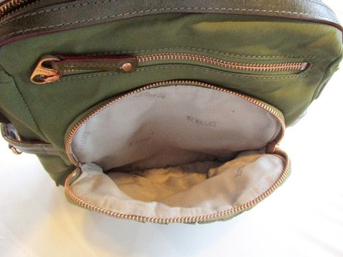 MZ Wallace Convertible Crossbody Handbag Ensemble Olive Green Copper Hardware - Picture 7 of 12