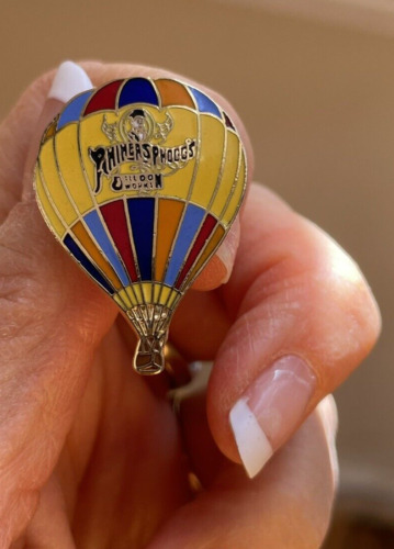 Vtg Hot Air Balloon Cloisonne Pin PHINEAS PHOGGS B
