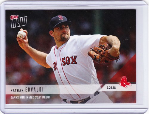 2018 Topps Now 523 Nathan Eovaldi