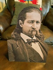 Wild Bill Hickok Western Portrait Tabletop Display Standee From Actual Photo 10"