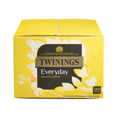 Twinings Everyday Teebeutel PkF13681 Packung mit 1200 Beuteln [TQ15645] KOSTENLOSE 24H LIEFERUNG