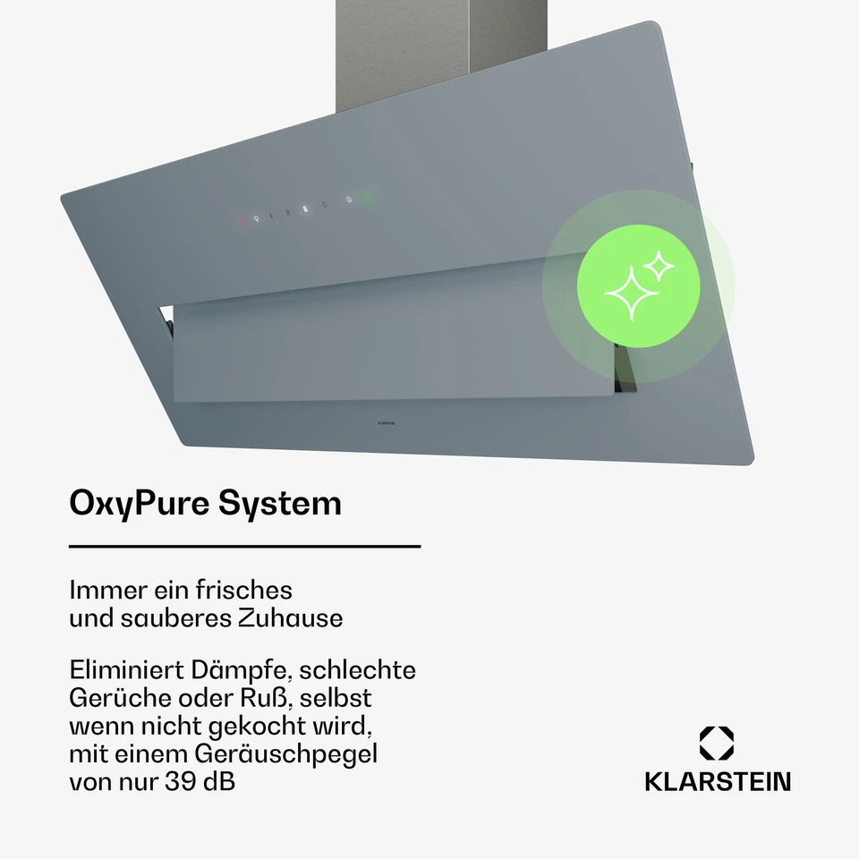 Dunstabzugshaube A+++ Wandhaube 717 m³/h Touch einstellbares LED-Licht 90 cm  - Bild 3 von 4