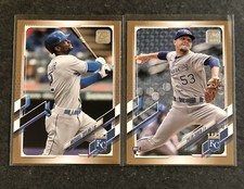 Kansas City Royals 2021 Tyler Zuber Gold Numbered Rookie Michael Taylor 2Total