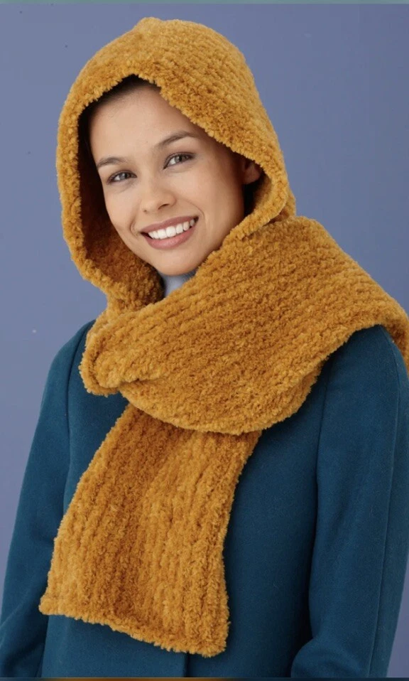 Lion Brand LUXE FUR 3-SKEIN-LOT Yarn “Amber” Gold 1.75oz 48% WOOL Discontinued - Image 4 of 4