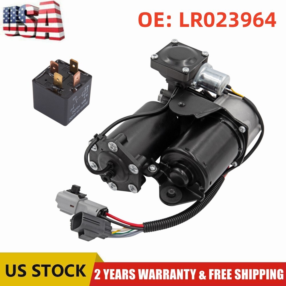 Hitachi Air Suspension Compressor & Relay LR023964 For LR3 LR4 Range Rover Sport-image