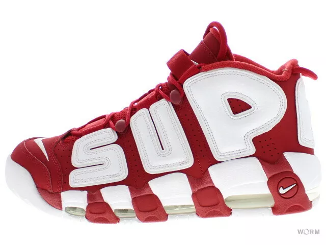 [US8】 NIKE AIR MORE UPTEMPO SUPREME SUPTEMPO ROUGE 902290 600 [DS】
