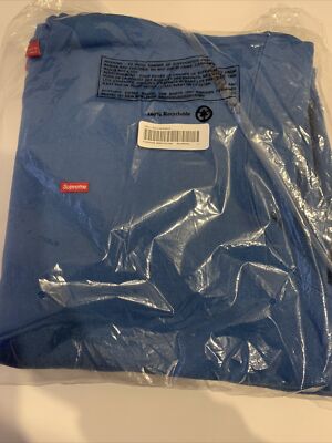 Supreme Small Box Crewneck (FW20) Pale Royal Size Large BRAND NEW 
