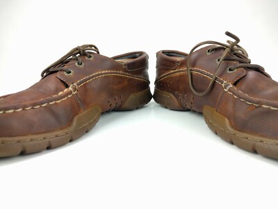 Helly Hansen Brown Moc Toe Driving Oxford Lace up Shoe Size  display picture 2