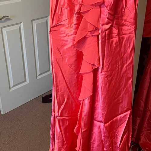 Betsy & Adam Pink Sleeveless V-Neck Maxi Dress - Foto 5 di 6