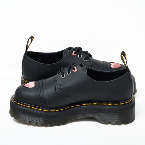Dr. Martens ๐๐งก Quad Heart ๐งก๐ 1461 stivali Oxford/Derby platform donna taglia 8 - Foto 17 di 24