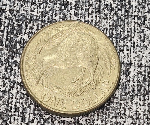 1990 New Zealand 1 dollar coin - Picture 3 of 3
