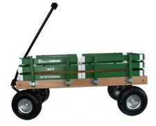 HEAVY DUTY LOADMASTER GREEN WAGON - Beach Garden Utility Cart AMISH MADE in USA