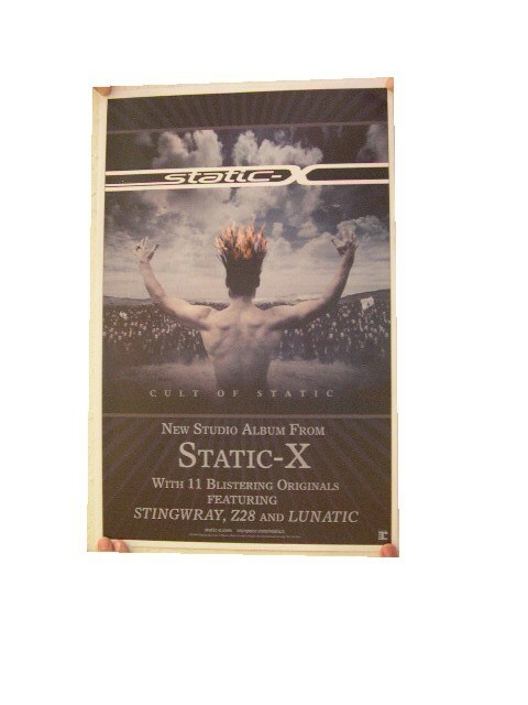 Static X Poster StaticX Static-X Cult Of Static Promo | eBay