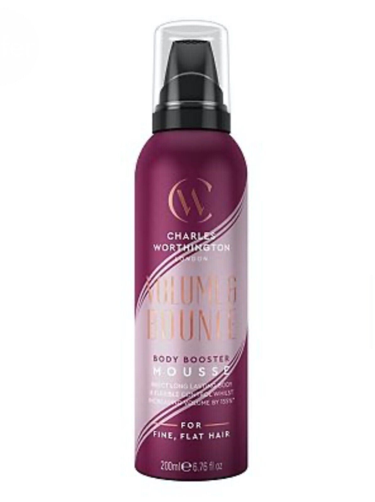 Charles Worthington Volume and Bounce Body Booster Mousse 200ml