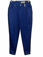 Vintage Sasson Jeanswear Company Womens Mom Jeans 13/14 High Rise Dark Blue NEW 