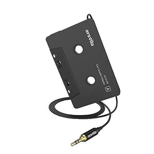 Reproductor de audio inalámbrico negro adaptadores de cassette