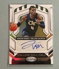 JORDAN USHER 2022-23 Panini Chronicles Certified College Roll Call Autograph RC