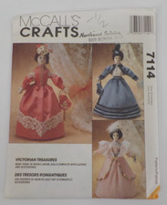 MCCALLS CRAFTS PATTERN #M7114 VICTORIAN TREASURES 16" DOLL CLOTHES UNCUT 1994