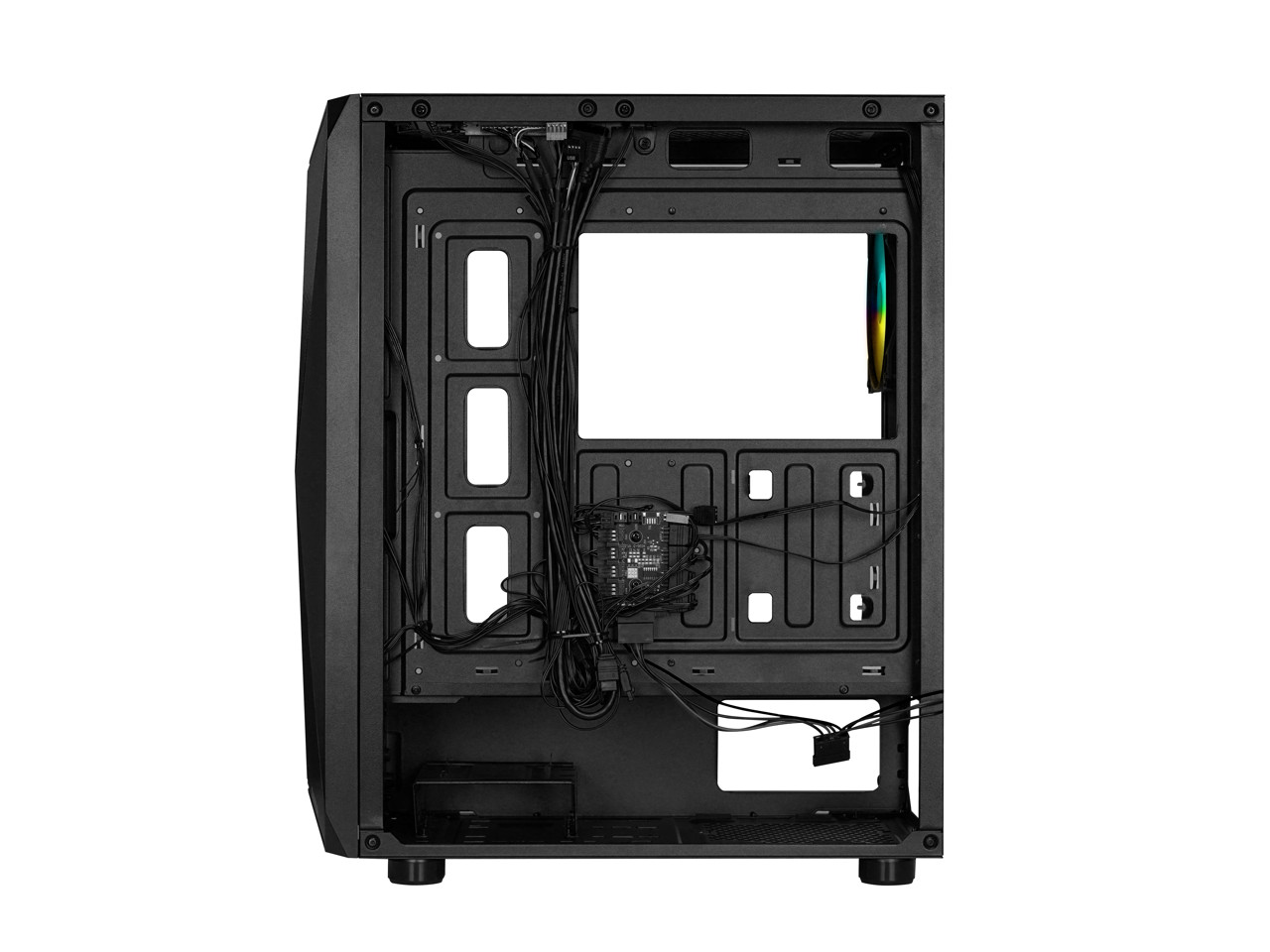 Sama 3313 Black USB30 Корпус игрового компьютера Micro ATX Tower из закаленного стекла с 4