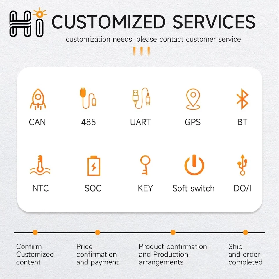 4S 12V/8S 24V/16S 48V 100A-250A LiFePo4 Smart BMS with Balance +Bluetooth Module - Image 3 of 4