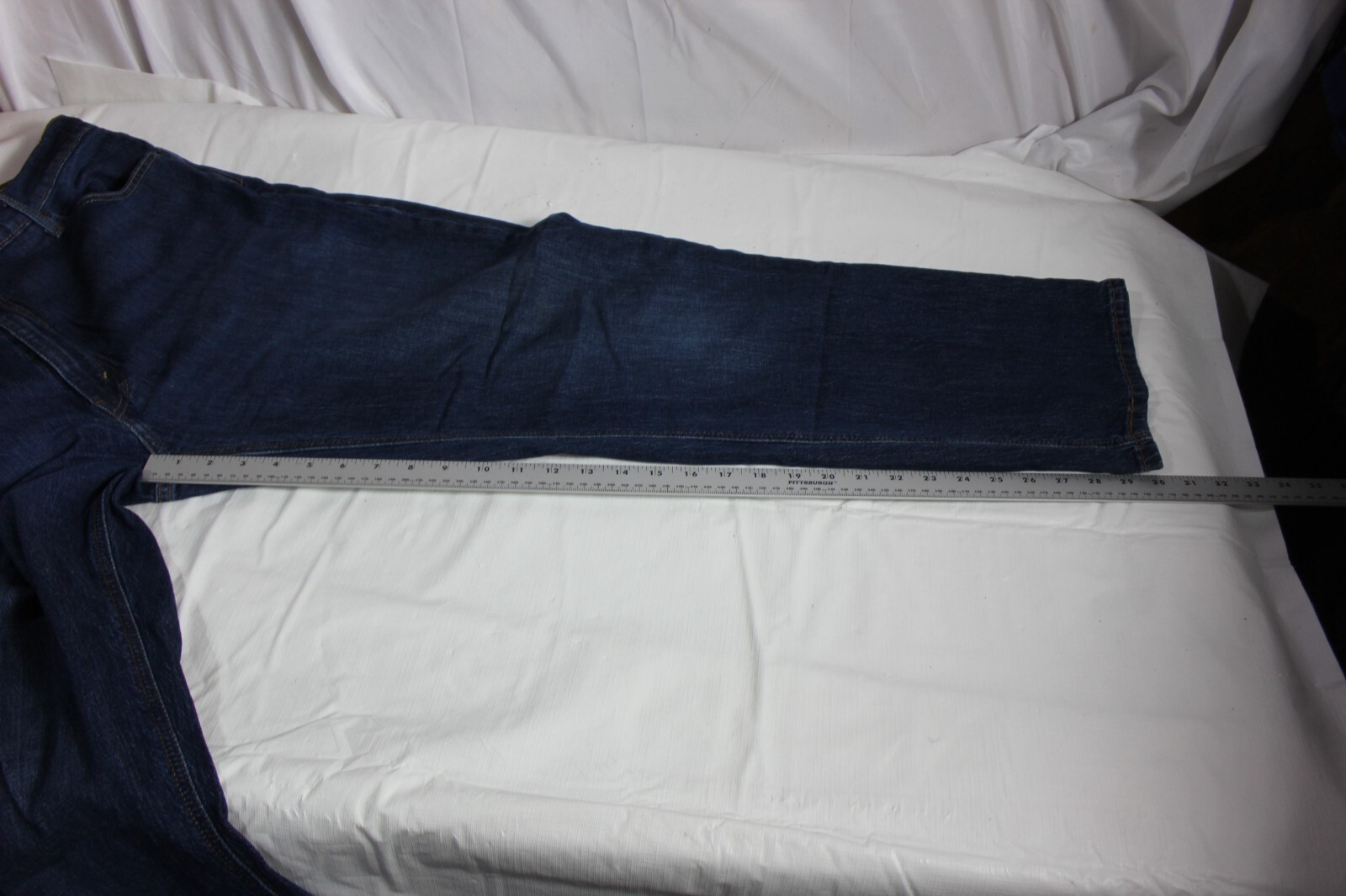 Levis 541 Jeans Mens 42X30 Blue Athletic Tapered Straight Stretch Dark Denim thumbnail 5