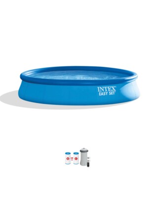 Intex 28157EH 15x33 Easy Set Pool Set