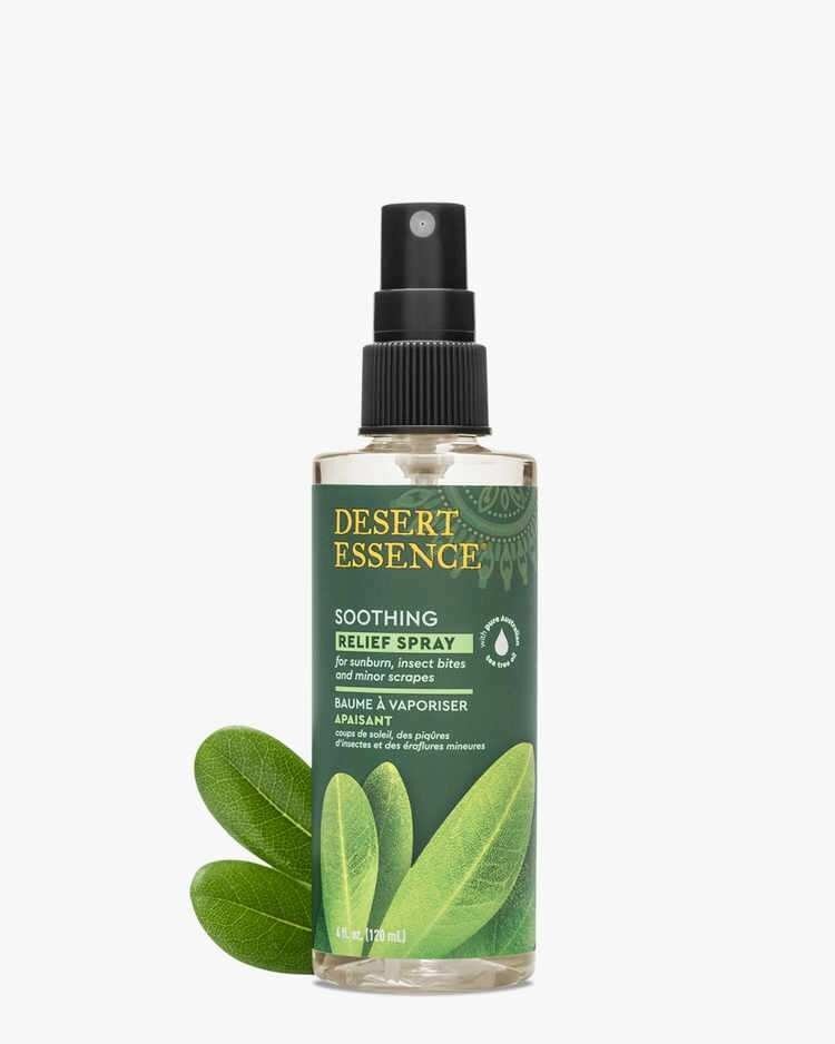 Desert Essence Tea Tree Relief Spray с эфирными маслами 4 унции спрея