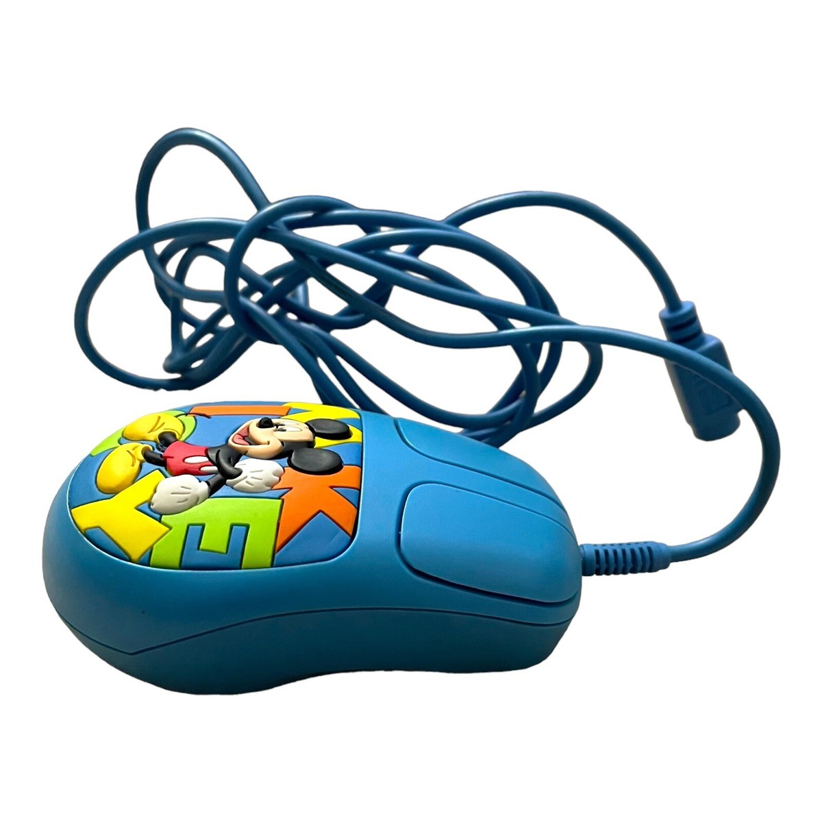 Vintage Disney Mickey Mouse PC Computer Mouse Trackball Serial